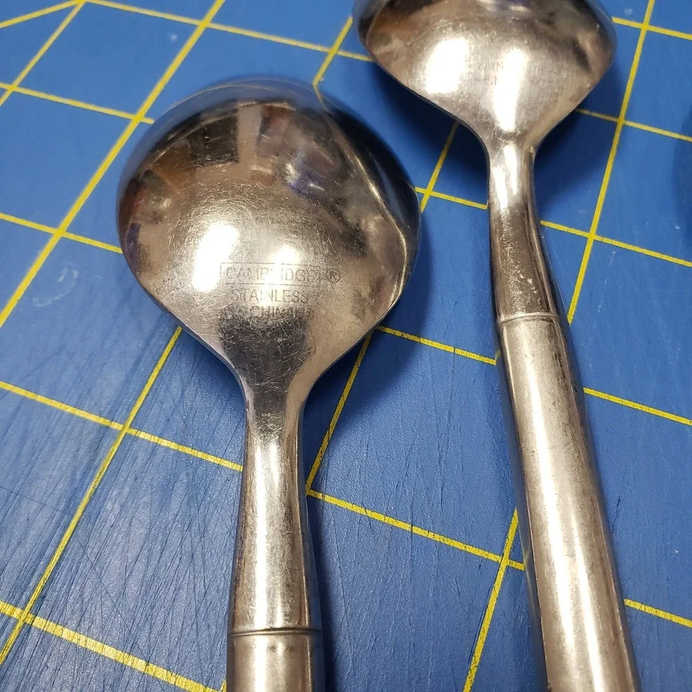 Cambridge Mat & Glossy Tip Stainless 3 Tablespoons 7.75